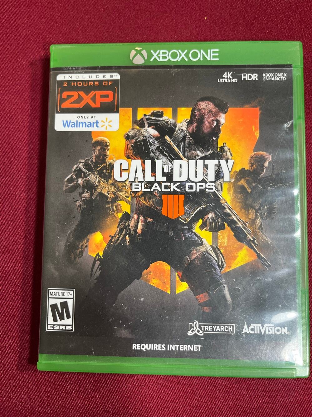 Xbox One Call Of Duty Black Ops 4-Tested Good Working Cond